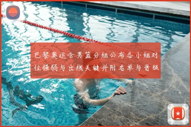 巴黎奥运会男篮分组公布各小组对位强弱与出线关键并附名单与晋级前景